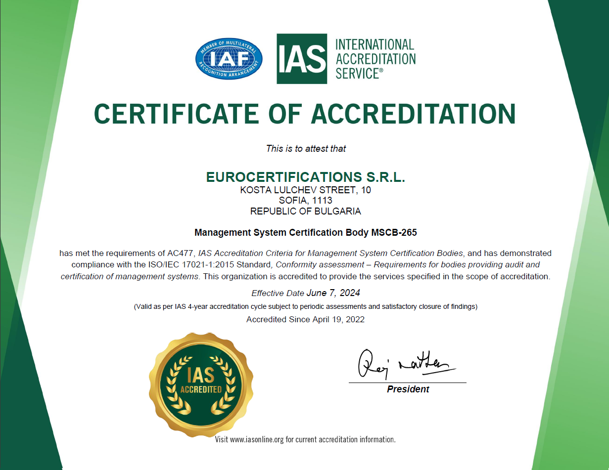 MSCB-265-Certificate